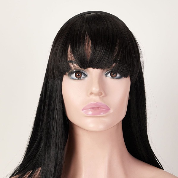 

Повязка с челкой, Чёрный