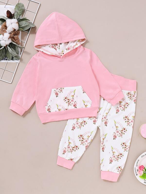 baby girl sweatshirt and joggers