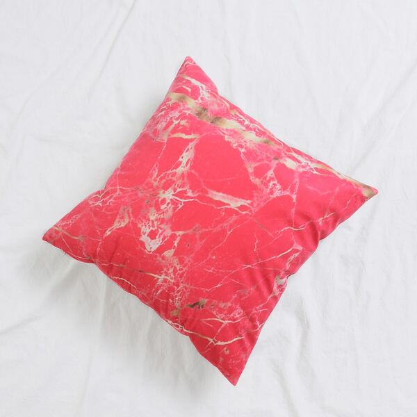 

Marble Pattern Cushion Cover, Pink