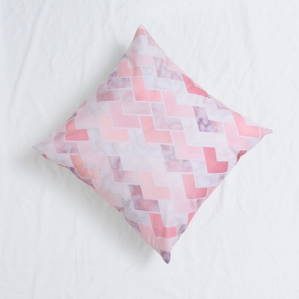 

Geometric Pattern Print Cushion Cover, Multicolor