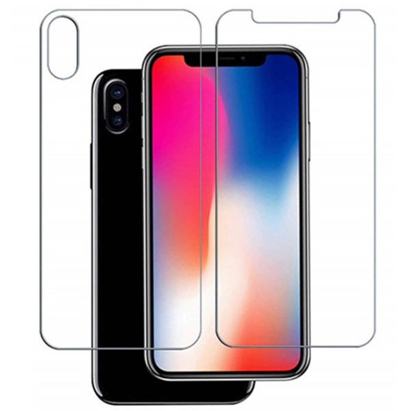 

2 In 1 iPhone Front & Back Tempered Glass Film