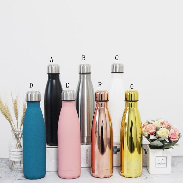 

1pc Metallic Pattern Vacuum Cup, Multicolor