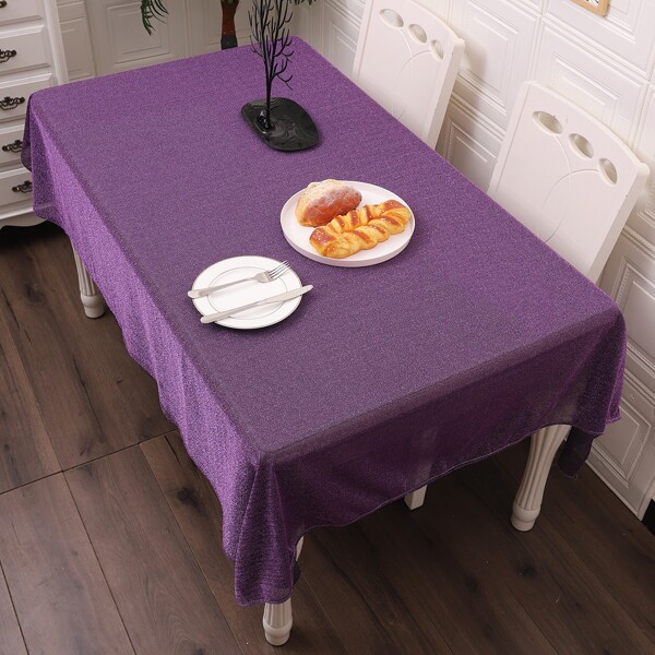 

Solid Mesh Tablecloth, Purple