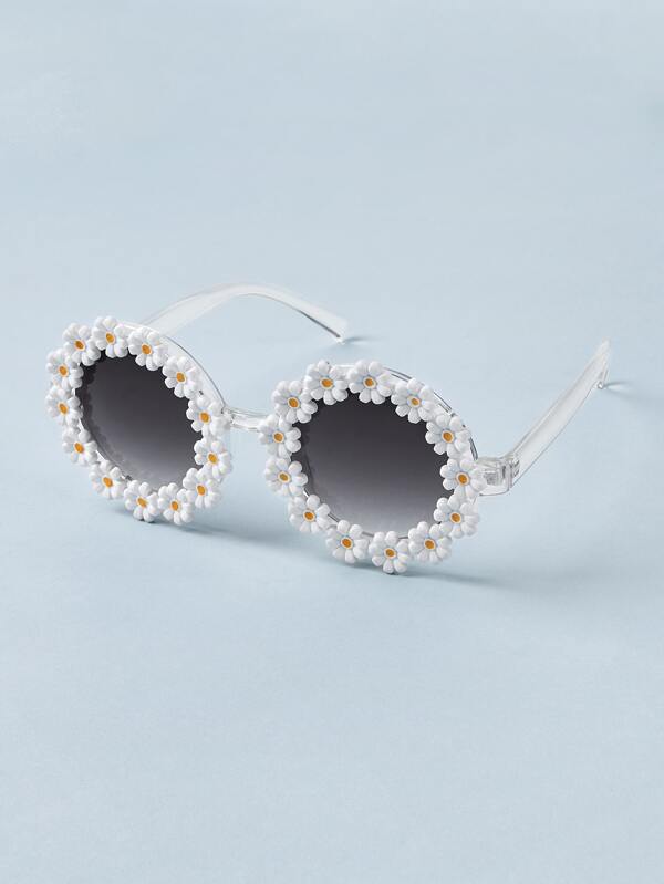 Lunettes de soleil à montures de marguerite Lunettes de soleil à montures de marguerite