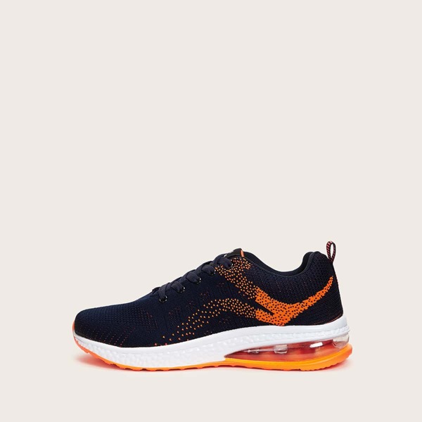 

Men Lace-up Front Wide Fit Sneakers, Navy
