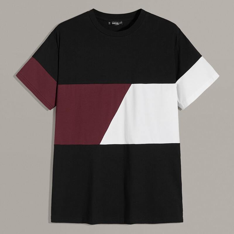 

Guys Colorblock Short Sleeve Top, Multicolor
