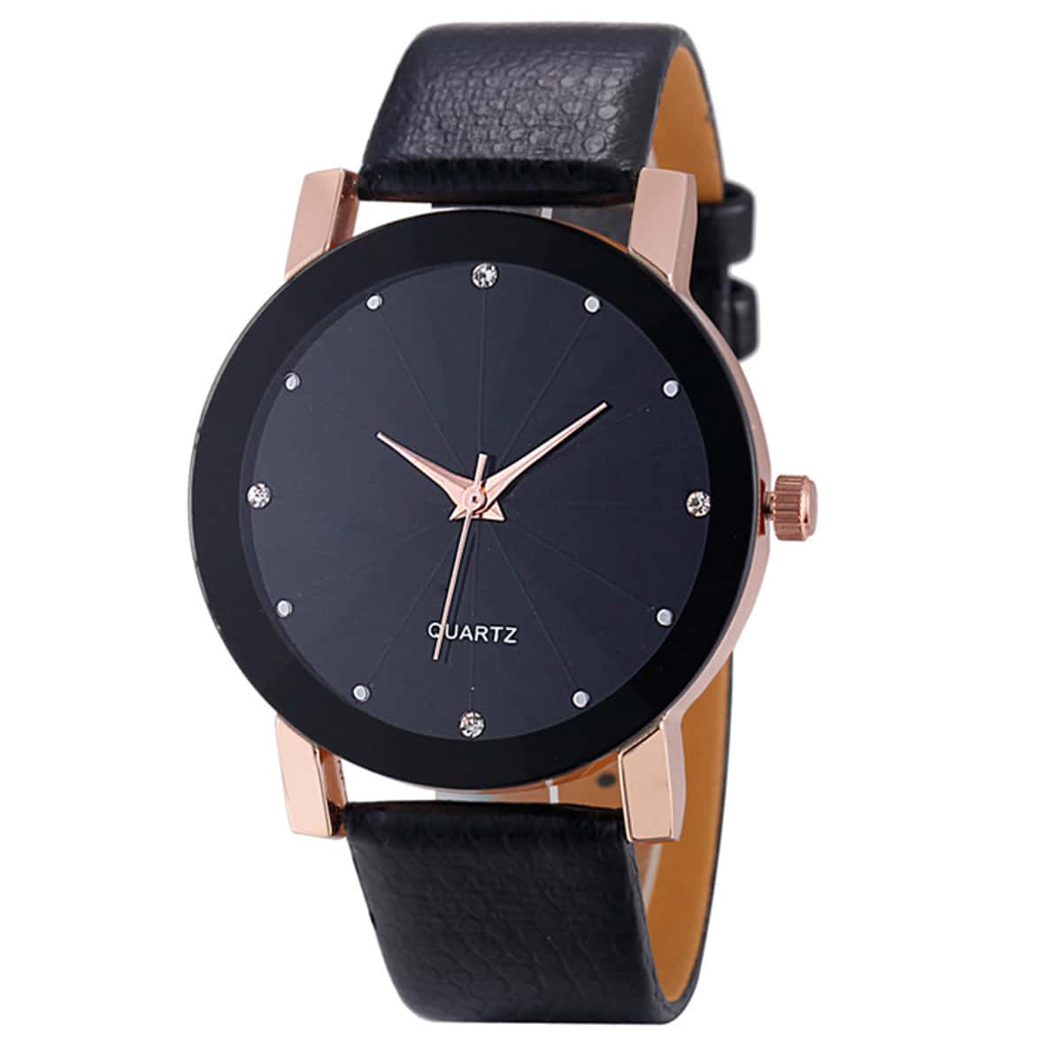 

Rhinestone Decor Dial Quartz Watch