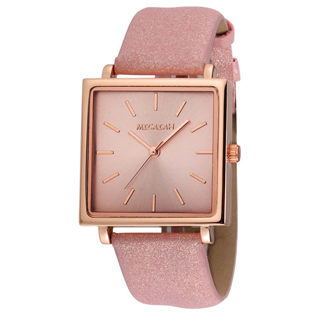 

Square Case Glitter Strap Watch