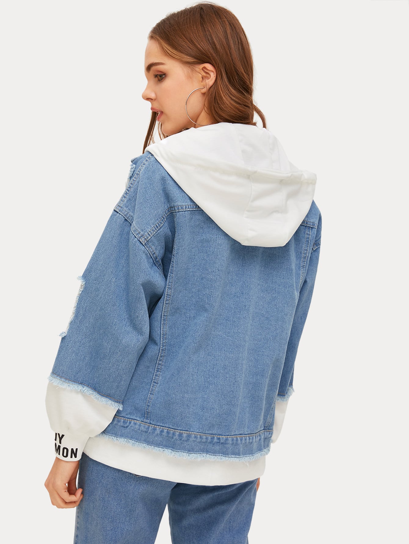 2 in 1 denim jacket