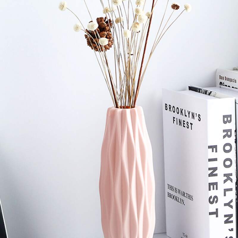 

1pc Solid Plastic Flower Vase