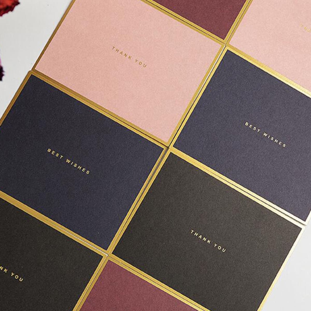 

4pcs Random Hot Stamping Greeting Card