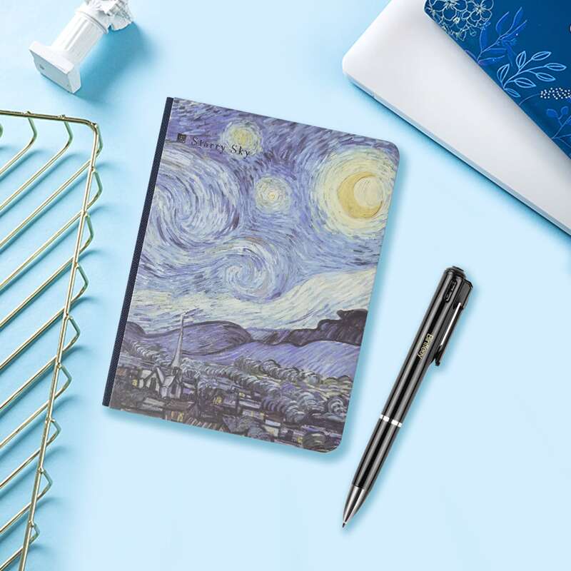 

1pack Starry Night Pattern Cover Notebook