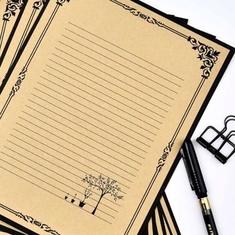 

8sheets Random Vintage Lace Writing Paper