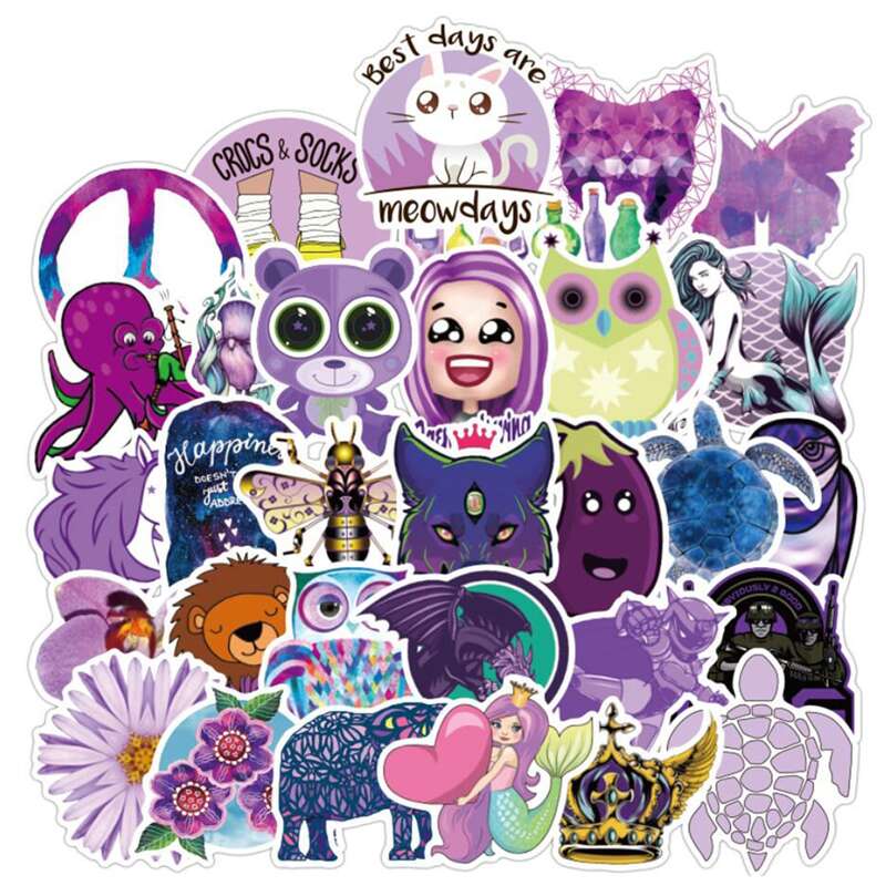 

70pcs Cartoon Graphic Waterproof Sticker