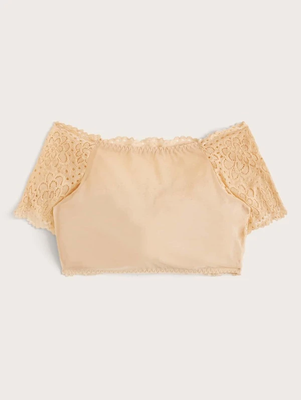 short sleeve bralette