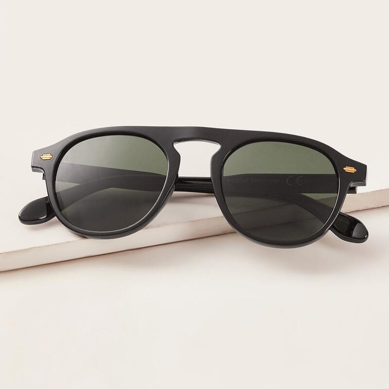

Guys Acrylic Frame Sunglasses, Black