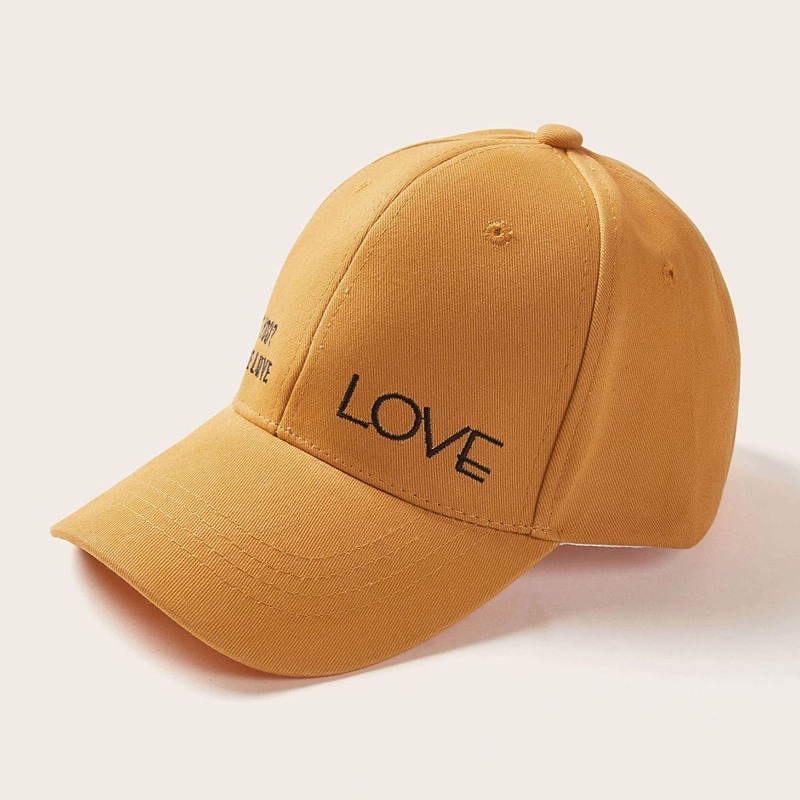 

Guys Letter Graphic Baseball Cap, Yellow