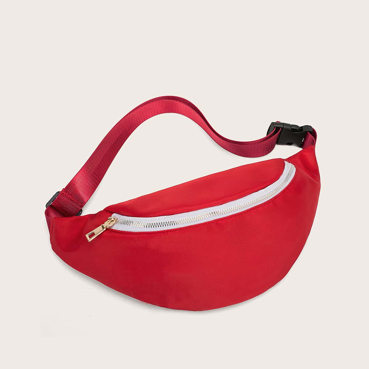 

Zip Front Fanny Pack, Red