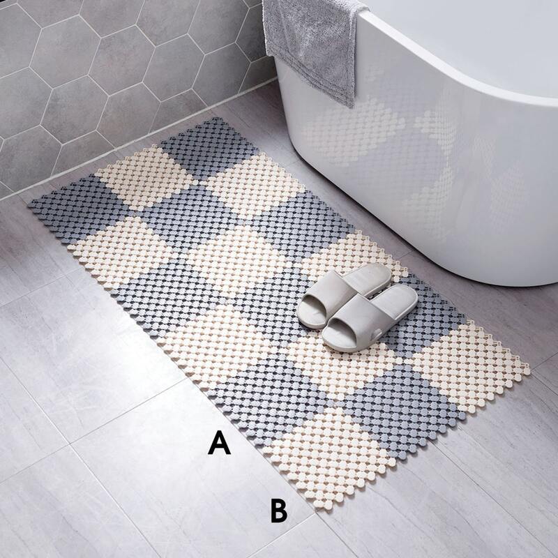

1pc Bathroom Anti-slip Mat, Multicolor