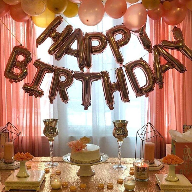 

38pcs Birthday Party Balloon, Pink