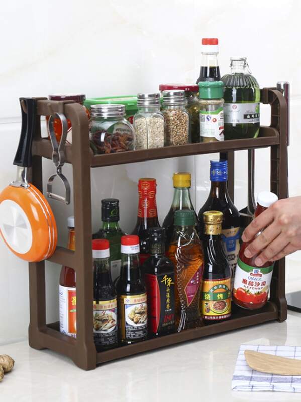 

1pc Multi Layer Kitchen Storage Rack, Multicolor