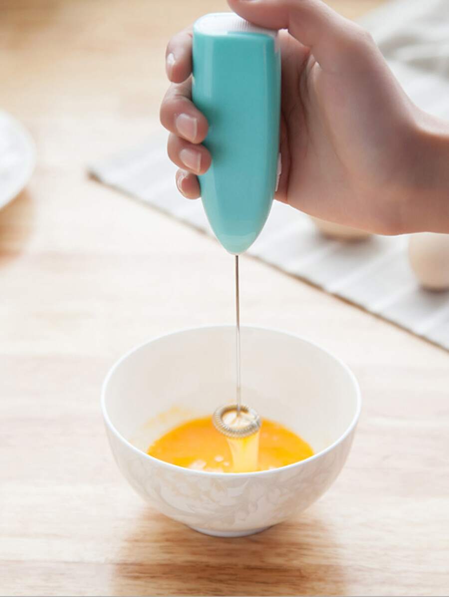 1 件装电动手持厨房搅拌机、迷你咖啡搅拌器、自动牛奶起泡器 - 彩色 - 查看 1