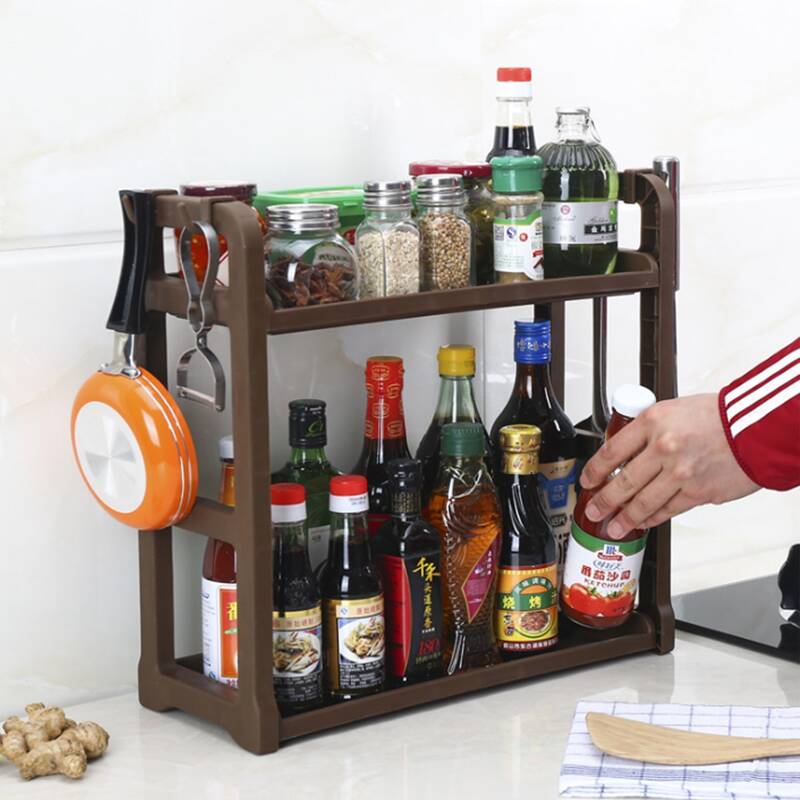 

1pc Multi Layer Kitchen Spice Rack, Multicolor