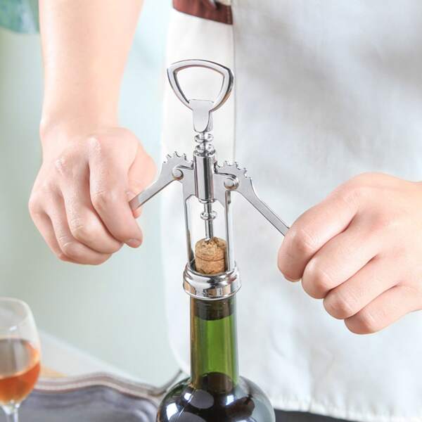 

Stainless Steel Wing Corkscrew, Silver
