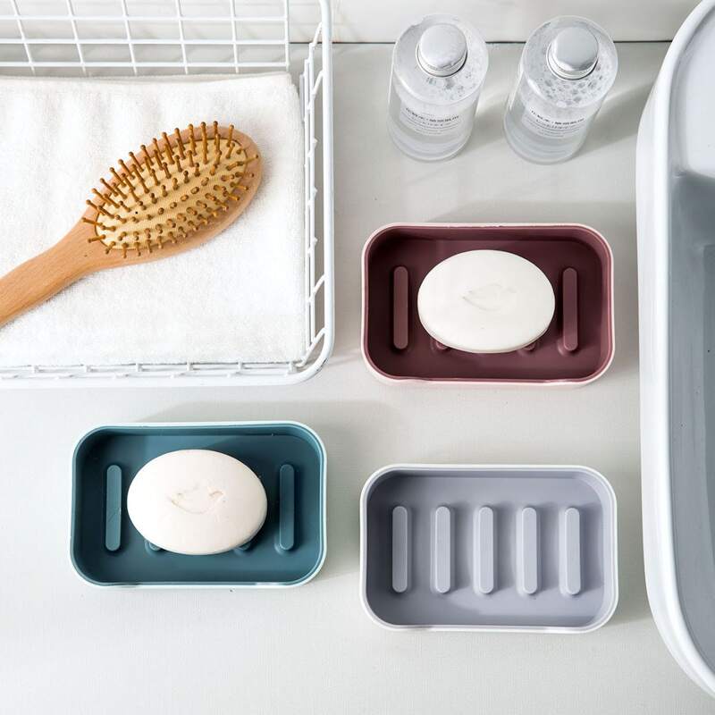 

1pc Random Color Soap Dish, Multicolor