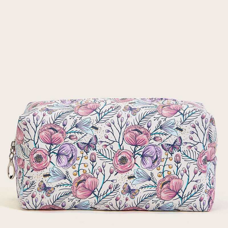 

Ditsy Floral Pattern Makeup Bag, Multicolor