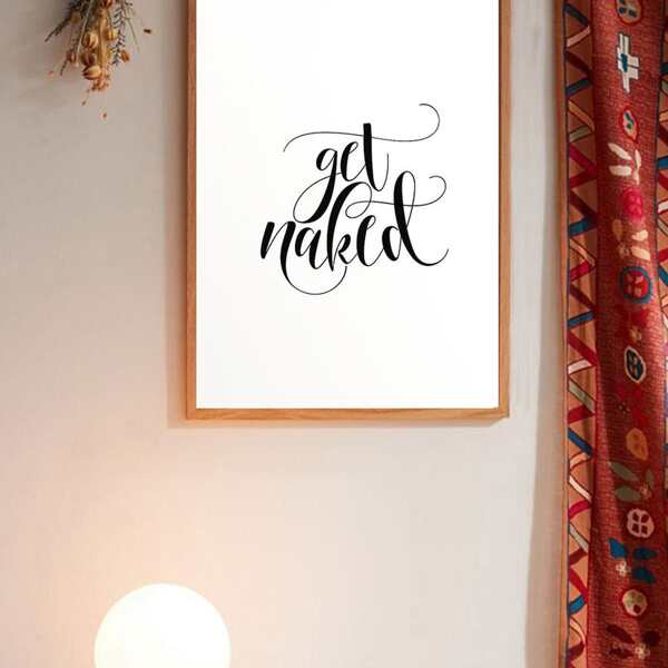 

Slogan Graphic Wall Print Decor Without Frame