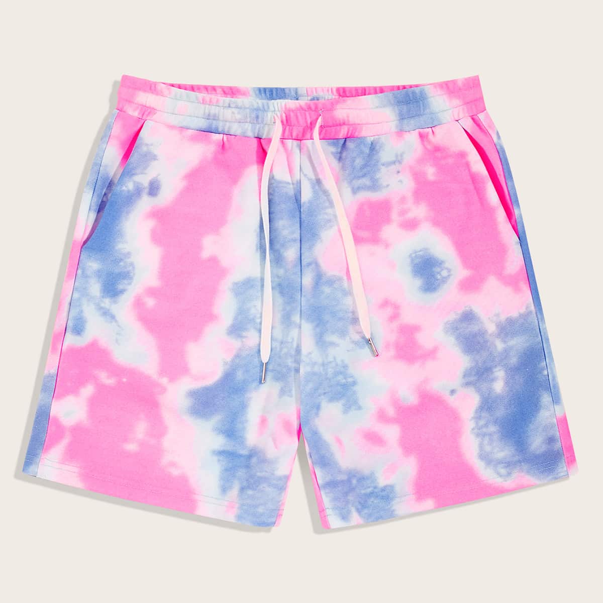 

Guys Tie Dye Track Shorts, Multicolor