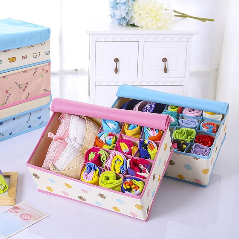 

1pc Multi-grid Underwear Storage Box