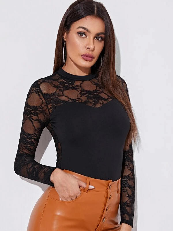 sheer fitted top