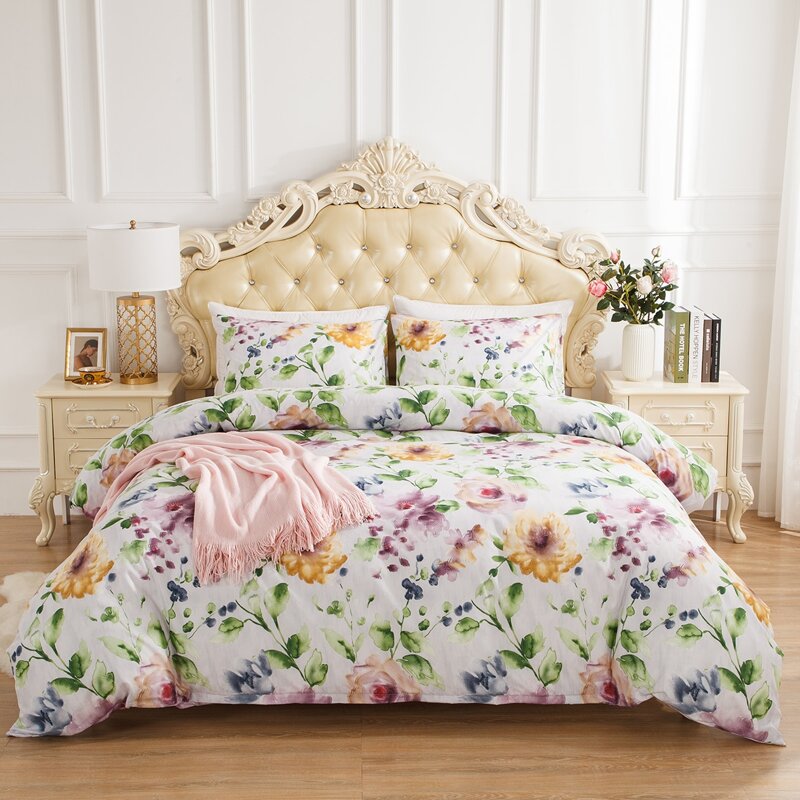 

Floral Pattern Sheet Set, Multicolor
