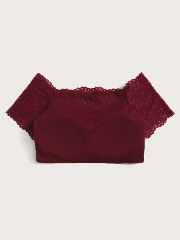 short sleeve bralette