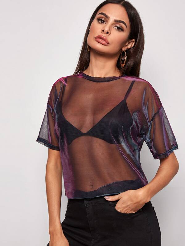 Sheer mesh. Sheer mesh
