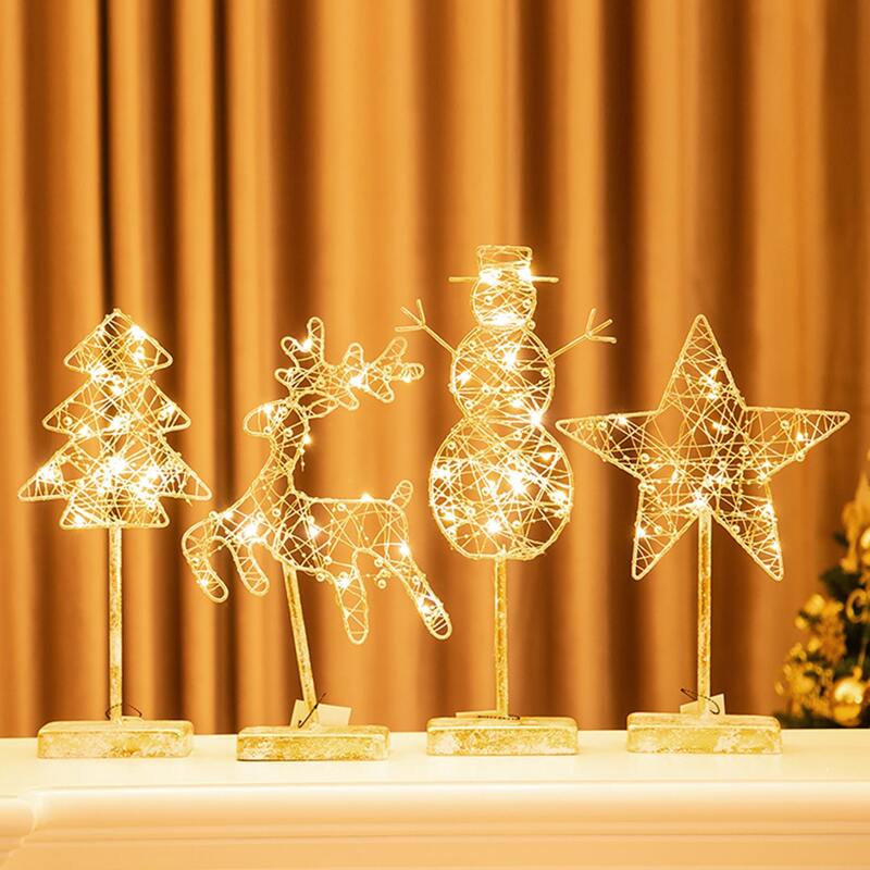 

1pc Christmas Decorative Light, Yellow
