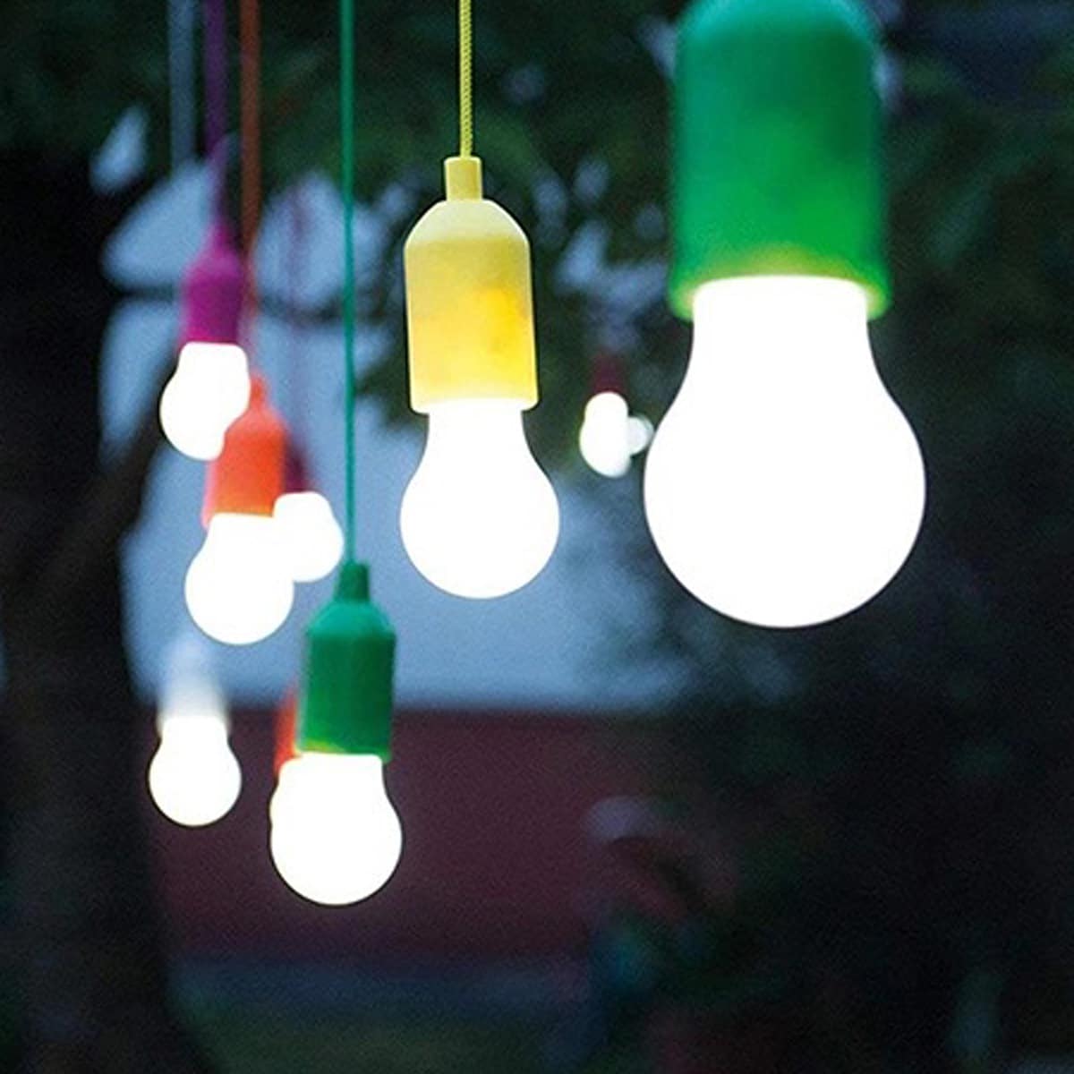 

1pc Bulb Detail Night Light, Multicolor