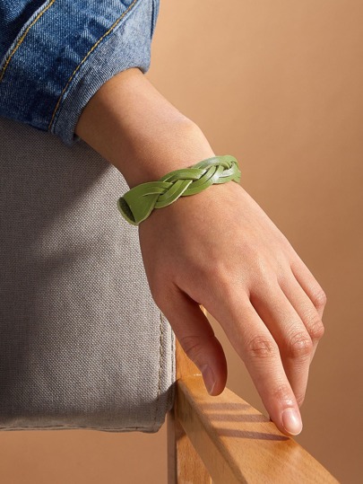 1pc Braided PU Bracelet