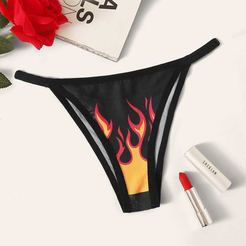 

Fire Print Panty, Multicolor