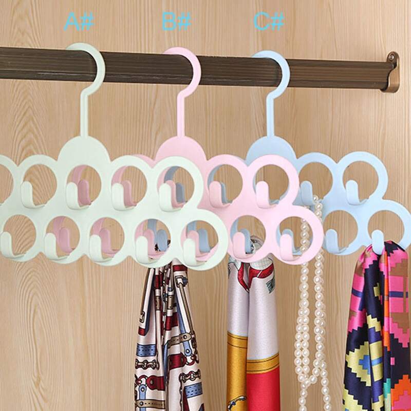 

1pc Multifunctional 11 Hole Scarf Hanger