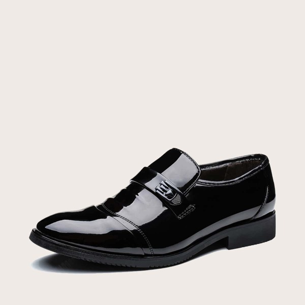 

Men Patent Dress Shoes, Black