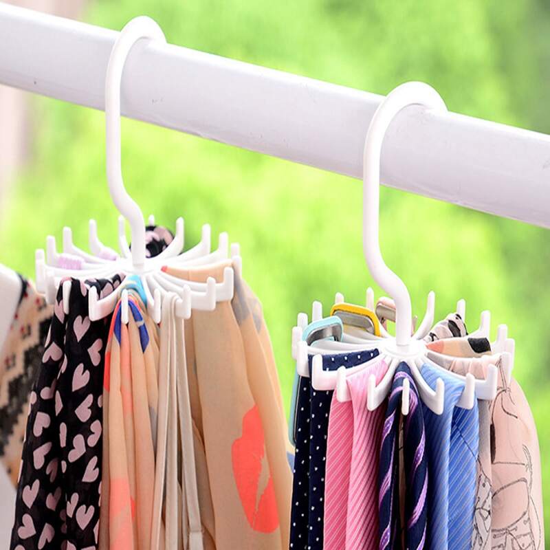 

1pc 360-degree Rotating Scarf & Tie Hanger