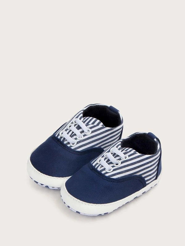 Azul Listrado Conforto Tenis De Bebe Shein Brasil