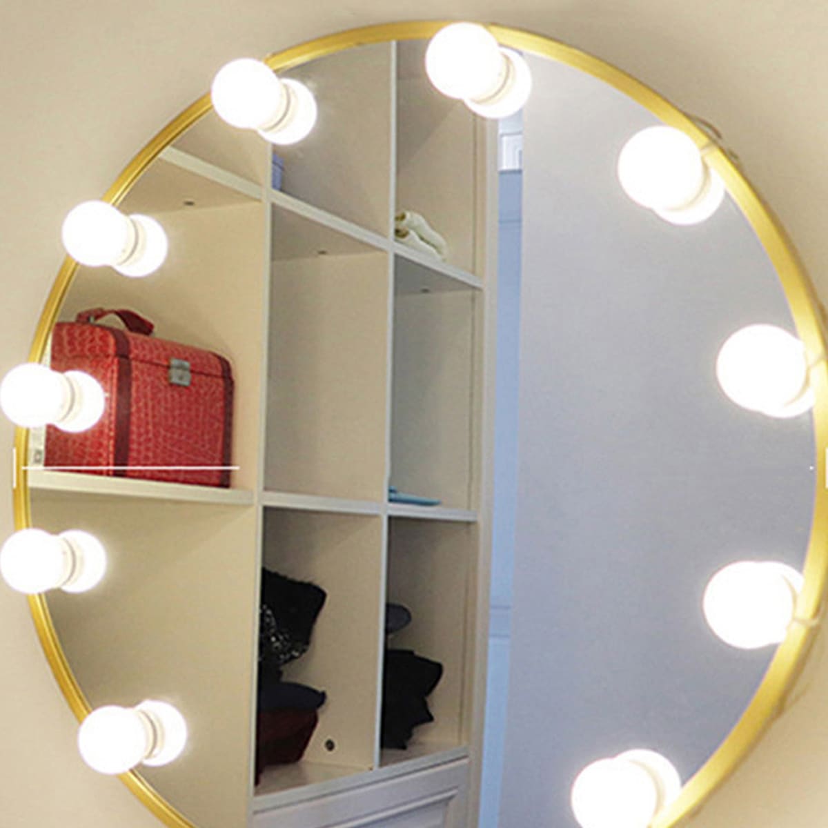 

10pcs Adjustable 3 Color Vanity Lights, White