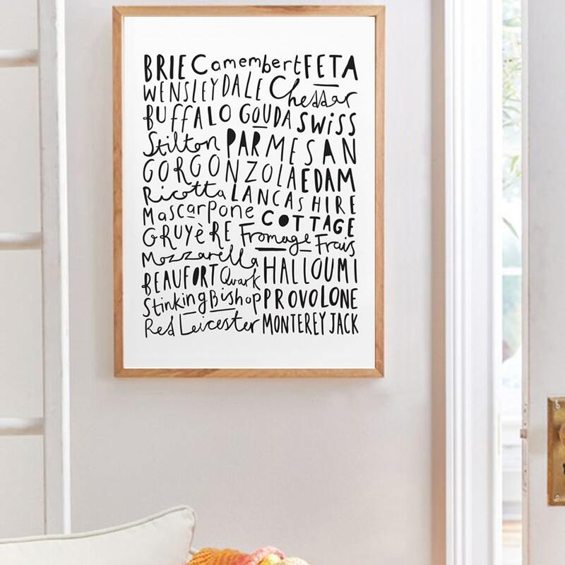 

1pc Letter Graphic Wall Print Decor Without Frame