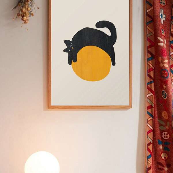 

Cat Pattern Wall Print Decor Without Frame