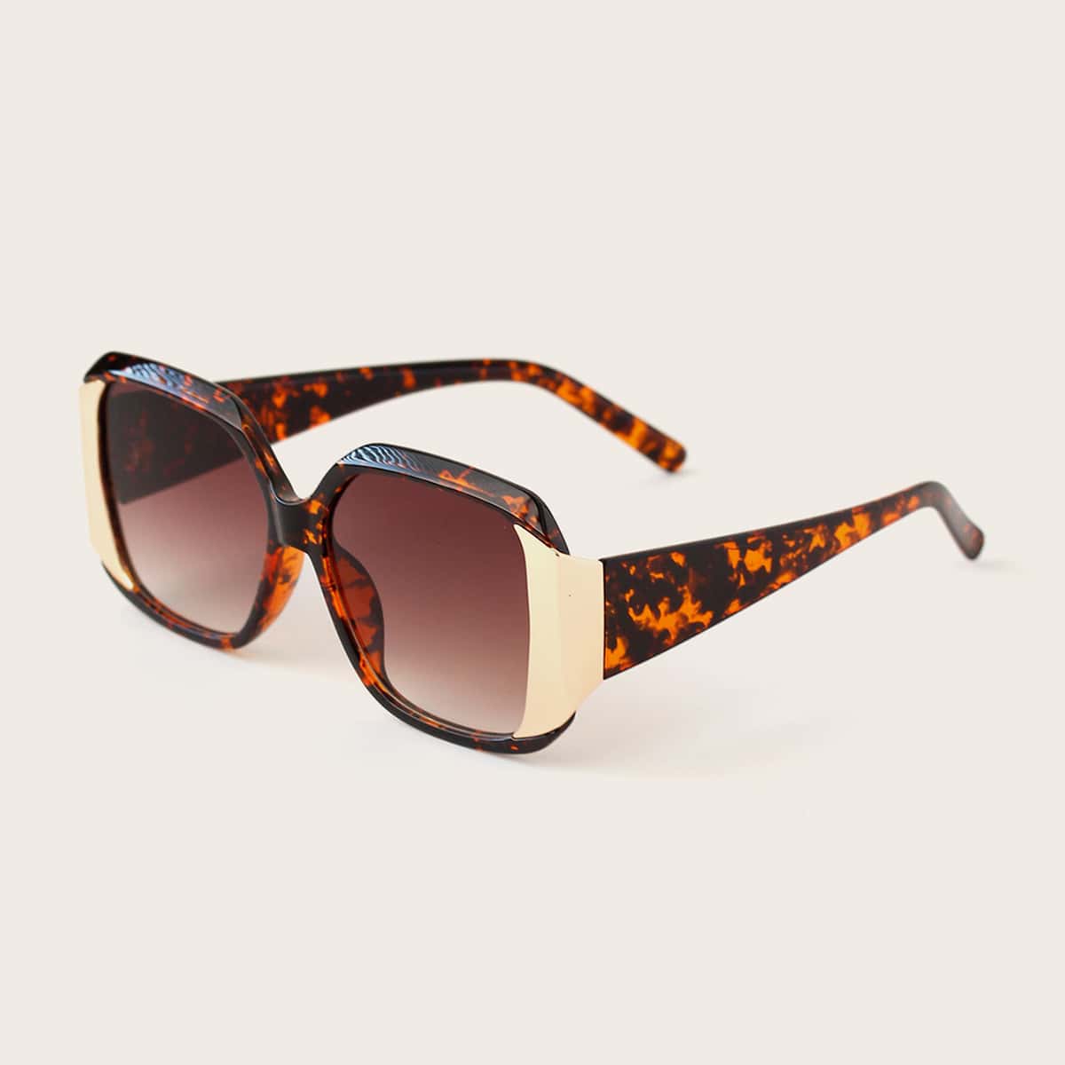 

Tortoiseshell Frame Sunglasses, Multicolor