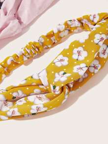 3pcs Ditsy Floral Pattern Headbands - Multicolor - View 3